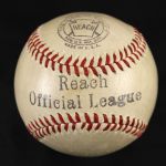 1943-45 circa Connie Mack Philadelphia Athletics Single Signed AJ Reach Baseball (JSA)