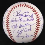 1962 New York Mets Inaugural Season Team Signed OML Selig Baseball w/ 19 Signatures Including Don Zimmer, Ed Kranepool, Roger Craig & More *JSA*