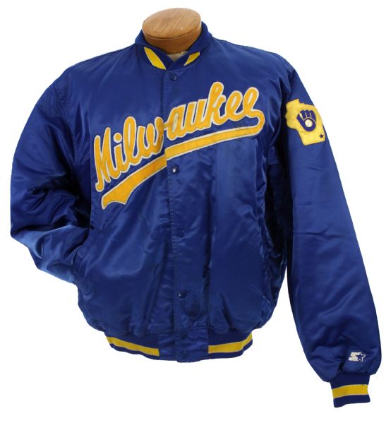 1990-93 circa Robin Yount Milwaukee Brewers Game Worn Jacket (MEARS LOA)
