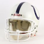 1994-98 Marshall Faulk Indianapolis Colts Signed Full Size Helmet (JSA)