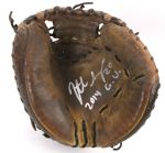 2014 Jonathan Lucroy Milwaukee Brewers Signed Game Worn Catcher's Mitt (MEARS LOA/Waukesha Sportscards COA)