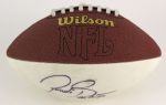 2000's Tiki Barber Ronde Barber Giants/Buccaneers Dual Signed Football (JSA)