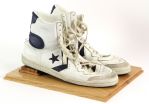 1984-87 Bernard King New York Knicks Signed Game Worn Converse Sneakers (MEARS LOA/JSA)