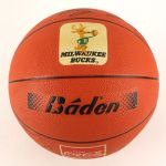 1985-86 Milwaukee Bucks Team Signed Basketball w/ 8 Signatures Including Paul Pressey, Terry Cummings, Randy Breuer & More (JSA)