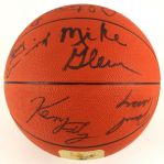 1985-86 Milwaukee Bucks Team Signed Basketball w/ 8 Signatures Including Paul Pressey, Terry Cummings, Randy Breuer & More (JSA)