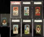 1909-11 T205 & T206 Trading Card Collection - Lot of 7 w/ 6 Graded Including John McGraw & More