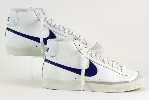 1978-82 circa World B. Free Clippers/Warriors Nike Sneakers (MEARS LOA)