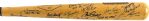 1980's Most Valuable Player Multi Signed Adirodack Big Stick w/ 22 Signatures Including Ernie Banks, Dale Murphy, George Brett, Dick Allen & More (JSA)