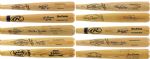 1970s-90s Massive Hall of Fame All Star Award Winner Signed Baseball Bat Collection - Lot of 63 w/ Ernie Banks, Duke Snider, Yogi Berra & Many More (MEARS LOA) 