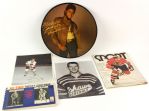 1960s-80s Hockey & Rock N Roll Memorabilia Collection - Lot of 5 w/ Bobby Orr signed 8" x 10", Michael Jackson Thriller Picture Disk & More (JSA)