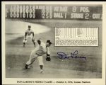 1990's Don Larsen Bobby Thomson New York Giants/Yankees Signed Collection - Lot of 2 (JSA)