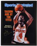 1982 Sidney Moncrief Miwaukee Bucks Signed 24" x 30" Framed Display (JSA)