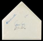 1990s Hall of Fame Catchers Multi Signed Home Plate w/ Rick Ferrell, Yogi Berra, Johnny Bench & Carlton Fisk (JSA)