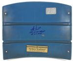 2008 Bucky Dent New York Yankees Signed & Inscribed Yankee Stadium Seatback (Steiner)