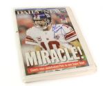 2008 (February 4) Eli Manning New York Giants Signed New York Daily News (JSA)