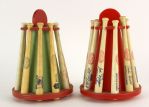 1970s Player & Team Louisville Slugger Miniature Bat Rack Collection - Lot of 2 w/ 20 Bats Total