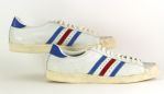 1960s-70s American Basketball Association Red White & Blue Adidas Superstar Sneakers (MEARS LOA)