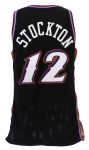 2002-03 John Stockton Utah Jazz Game Worn Road Jersey (MEARS LOA)