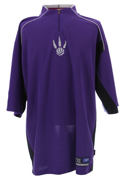 2004-05 Chris Bosh Toronto Raptors Game Worn Warm Up Shirt (MEARS LOA/Team Letter)