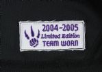 2004-05 Chris Bosh Toronto Raptors Game Worn Warm Up Shirt (MEARS LOA/Team Letter)