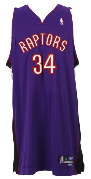 2004-05 Aaron Williams Toronto Raptors Game Worn Road Jersey (MEARS LOA/Team LOA)