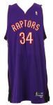 2004-05 Aaron Williams Toronto Raptors Game Worn Road Jersey (MEARS LOA/Team LOA)