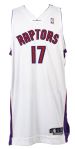 2004-05 Eric Williams Toronto Raptors Game Worn Home Jersey (MEARS A10 /Team LOA)