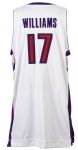 2004-05 Eric Williams Toronto Raptors Game Worn Home Jersey (MEARS A10 /Team LOA)