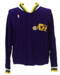 1994 circa John Stockton (Attributed) Utah Jazz Warm Up Jacket (MEARS LOA)