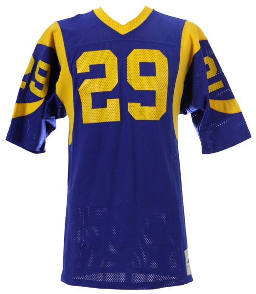 1973-74 Harold Jackson Los Angeles Rams Game Worn Home Jersey (MEARS LOA)