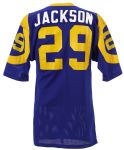 1973-74 Harold Jackson Los Angeles Rams Game Worn Home Jersey (MEARS LOA)