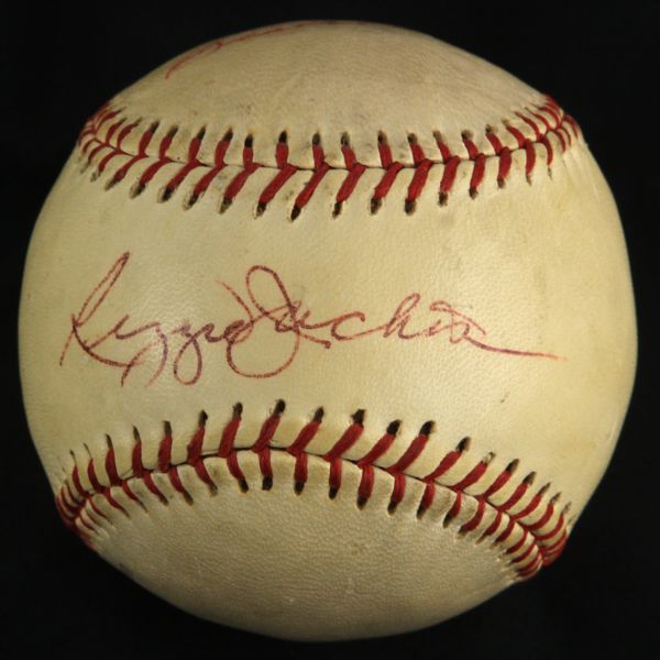 1970s Reggie Jackson Athletics/Yankees Single Signed Wilson Baseball (JSA)