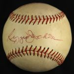 1970s Reggie Jackson Athletics/Yankees Single Signed Wilson Baseball (JSA)