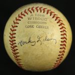 1949-53 Multi Signed OAA Dudley Game Used Baseball w/ 9 Signatures Including Ralph Kiner, Babe Herman & More (MEARS LOA/JSA)