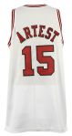 2000-01 Ron Artest Chicago Bulls Game Worn Home Jersey (MEARS LOA)