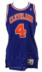 1989-90 Ron Harper Cleveland Cavaliers Game Worn Road Jersey (MEARS A5)