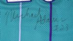 1995-96 Michael Adams Charlotte Hornets Signed Game Worn Road Jersey (MEARS LOA/JSA)