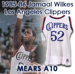 1985-86 Jamaal Wilkes Los Angeles Clippers Game Worn Home Jersey (MEARS A10)