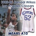 1985-86 Jamaal Wilkes Los Angeles Clippers Game Worn Home Jersey (MEARS A10)