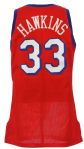 1992-93 Hersey Hawkins Philadelphia 76ers Signed Game Worn Home Jersey (MEARS LOA/JSA)