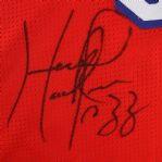 1992-93 Hersey Hawkins Philadelphia 76ers Signed Game Worn Home Jersey (MEARS LOA/JSA)