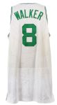 1997-98 Antoine Walker Boston Celtics Signed Game Worn Home Jersey (MEARS LOA/JSA)