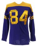 1955 Raymond Berry Baltimore Colts Signed East West All Star Game Worn Jersey w/ Program, Ticket Stubs & Signed Photos (MEARS A10/JSA/Player Letter)