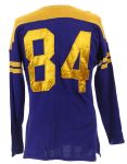 1955 Raymond Berry Baltimore Colts Signed East West All Star Game Worn Jersey w/ Program, Ticket Stubs & Signed Photos (MEARS A10/JSA/Player Letter)