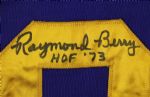 1955 Raymond Berry Baltimore Colts Signed East West All Star Game Worn Jersey w/ Program, Ticket Stubs & Signed Photos (MEARS A10/JSA/Player Letter)