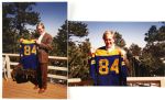 1955 Raymond Berry Baltimore Colts Signed East West All Star Game Worn Jersey w/ Program, Ticket Stubs & Signed Photos (MEARS A10/JSA/Player Letter)