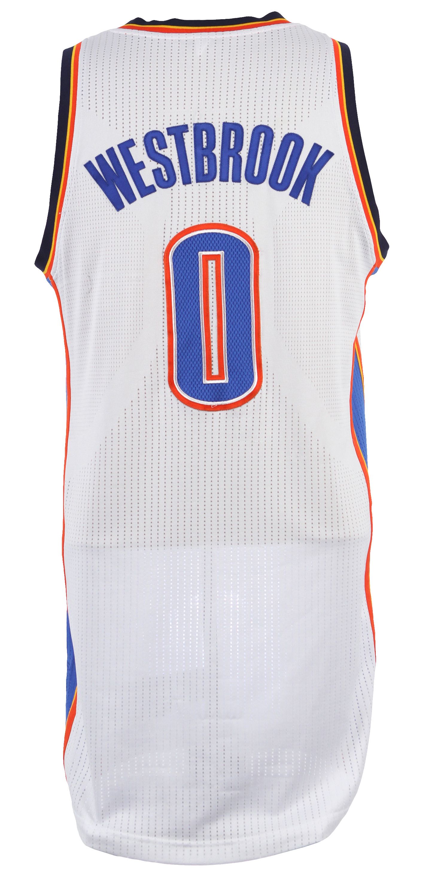 Lot Detail - 2014-15 Russell Westbrook Game Used Oklahoma Thunder Home  Jersey Worn During 12/14/14 Game - Photo Matched! (NBA/MeiGray)