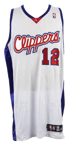 2007-08 Al Thornton Los Angeles Clippers Game Worn Home Jersey (MEARS LOA)