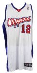 2007-08 Al Thornton Los Angeles Clippers Game Worn Home Jersey (MEARS LOA)