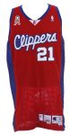 2001-02 Darius Miles Los Angeles Clippers Game Worn Road Jersey (MEARS LOA)